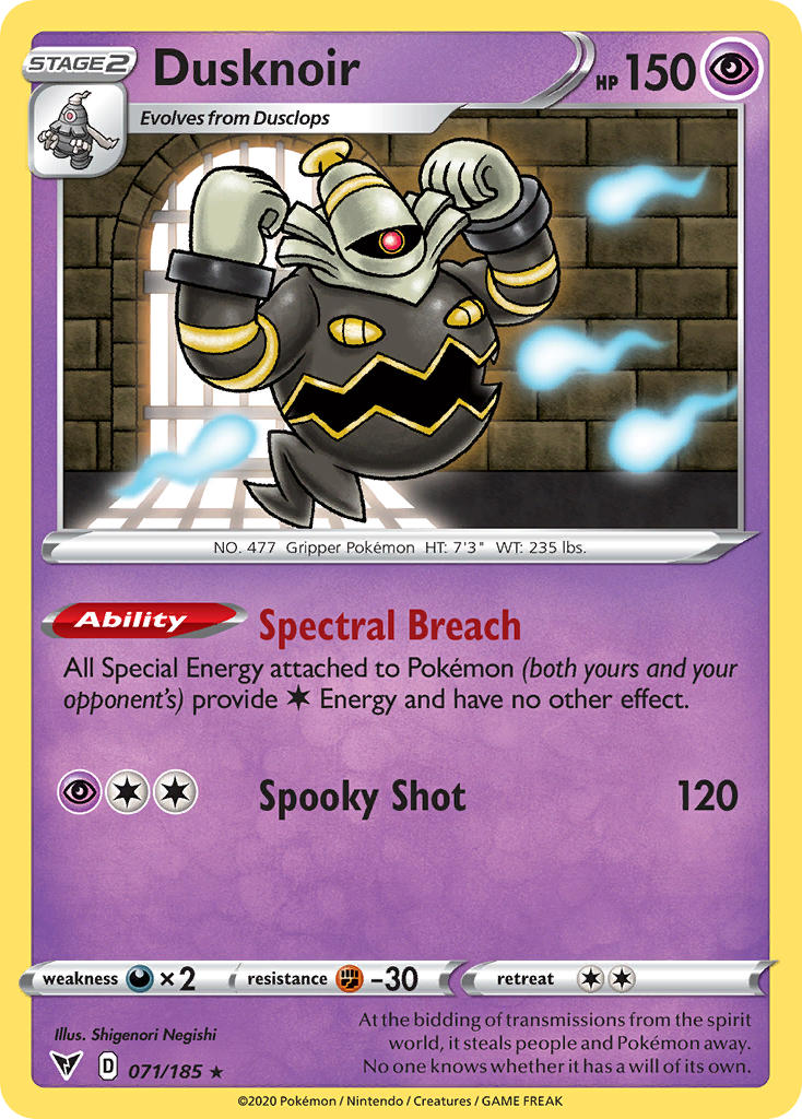 Dusknoir (071/185) [Sword & Shield: Vivid Voltage] | Mega City Incorporated