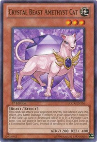 Crystal Beast Amethyst Cat [LCGX-EN156] Common | Mega City Incorporated