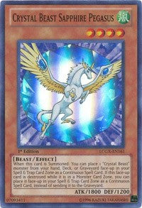 Crystal Beast Sapphire Pegasus [LCGX-EN161] Super Rare | Mega City Incorporated