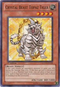 Crystal Beast Topaz Tiger [LCGX-EN158] Common | Mega City Incorporated