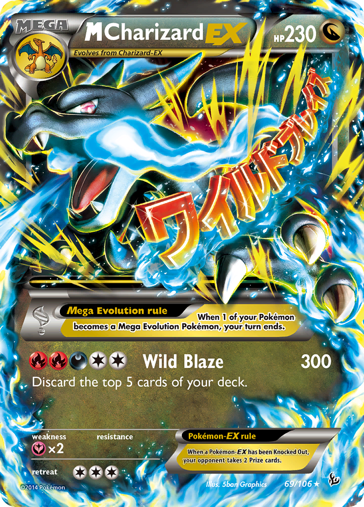 M Charizard EX (69/106) [XY: Flashfire] | Mega City Incorporated