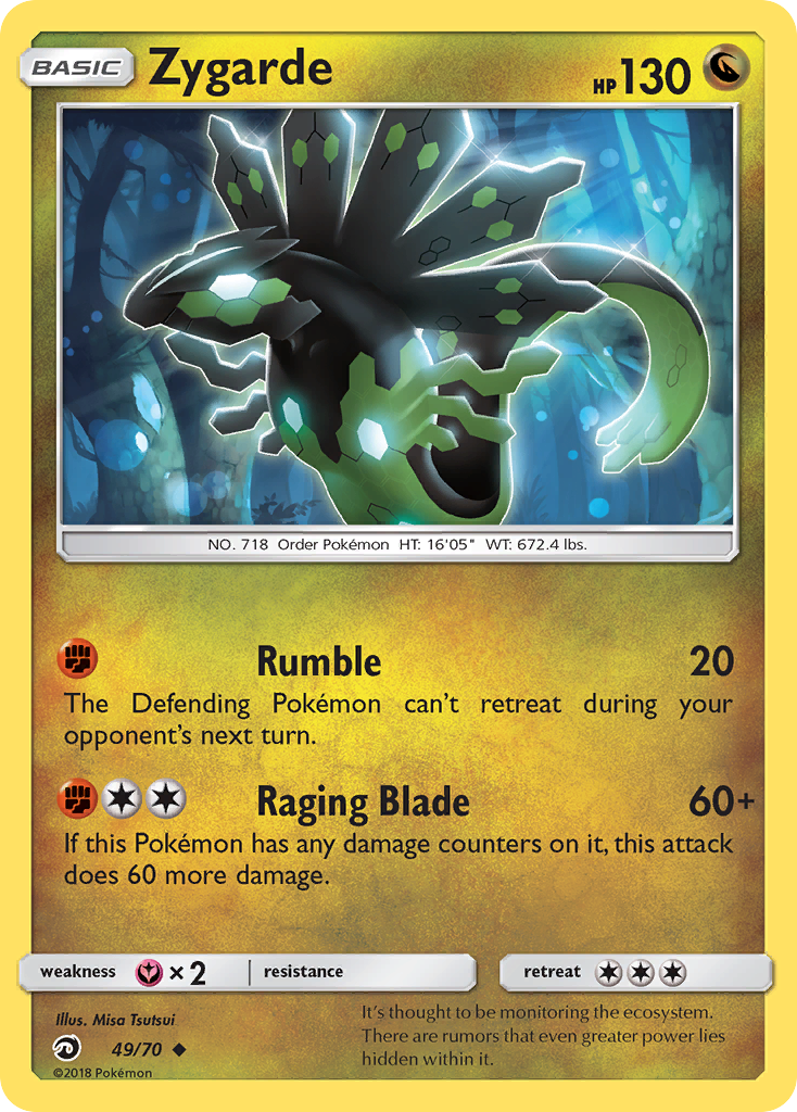 Zygarde (49/70) [Sun & Moon: Dragon Majesty] | Mega City Incorporated