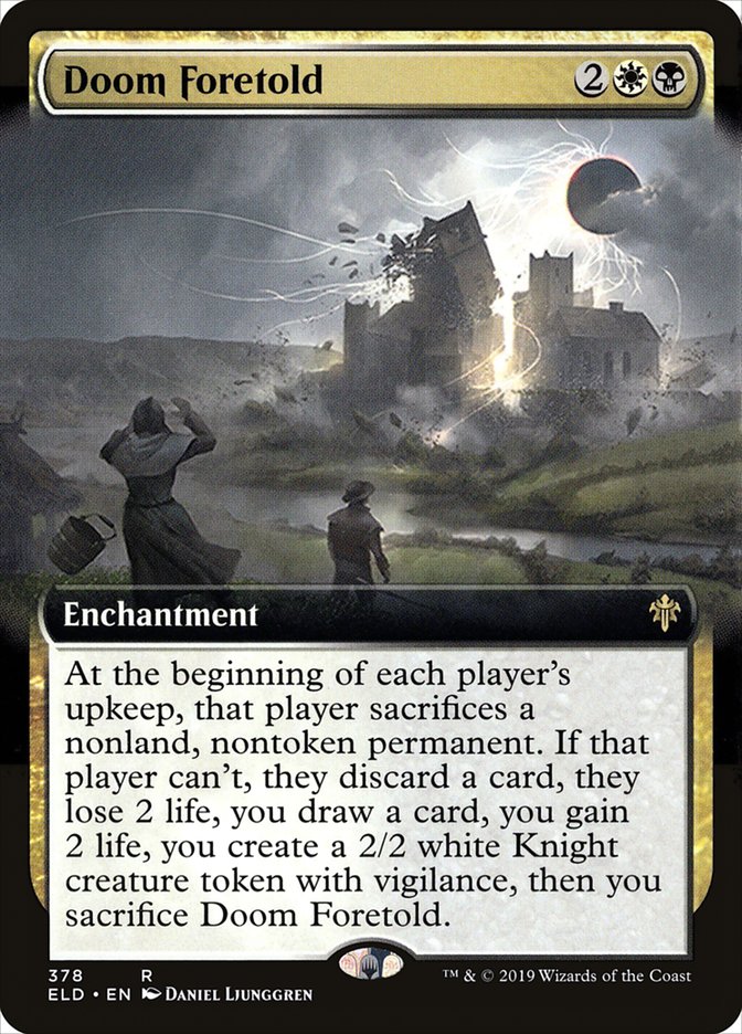 Doom Foretold (Extended Art) [Throne of Eldraine] | Mega City Incorporated