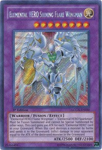 Elemental HERO Shining Flare Wingman [LCGX-EN050] Secret Rare | Mega City Incorporated