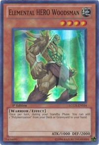 Elemental HERO Woodsman [LCGX-EN034] Super Rare | Mega City Incorporated