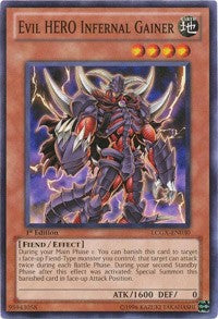 Evil HERO Infernal Gainer [LCGX-EN030] Common | Mega City Incorporated