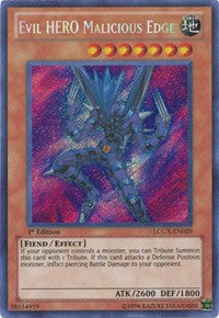 Evil HERO Malicious Edge [LCGX-EN029] Secret Rare | Mega City Incorporated