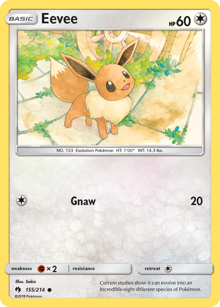 Eevee (155/214) [Sun & Moon: Lost Thunder] | Mega City Incorporated