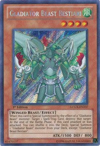 Gladiator Beast Bestiari [LCGX-EN237] Secret Rare | Mega City Incorporated