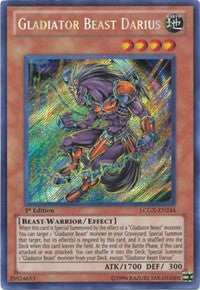 Gladiator Beast Darius [LCGX-EN244] Secret Rare | Mega City Incorporated