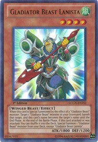 Gladiator Beast Lanista [LCGX-EN252] Ultra Rare | Mega City Incorporated