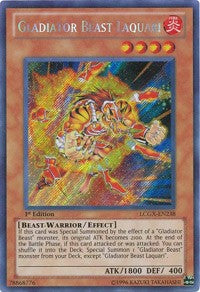 Gladiator Beast Laquari [LCGX-EN238] Secret Rare | Mega City Incorporated