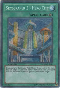 Skyscraper 2 - Hero City [LCGX-EN097] Secret Rare | Mega City Incorporated