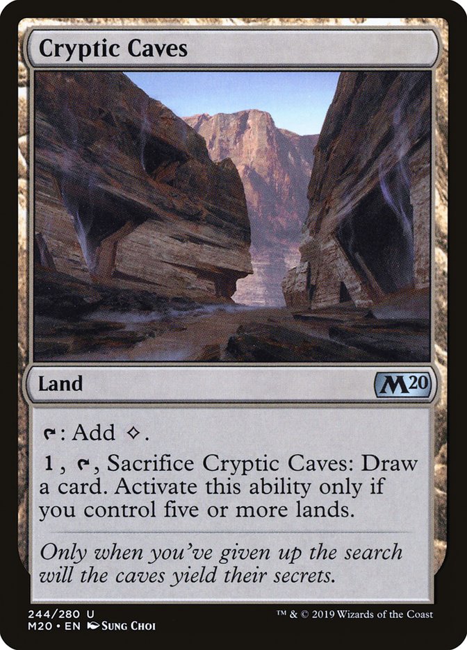 Cryptic Caves [Core Set 2020] | Mega City Incorporated