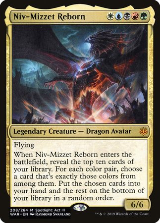 Niv-Mizzet Reborn [War of the Spark] | Mega City Incorporated