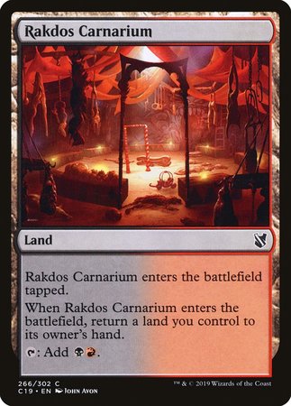 Rakdos Carnarium [Commander 2019] | Mega City Incorporated