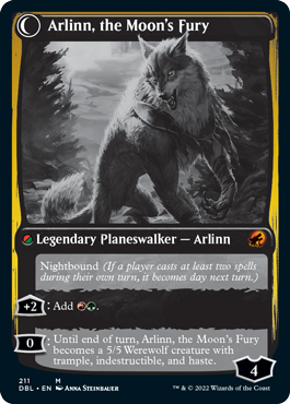 Arlinn, the Pack's Hope // Arlinn, the Moon's Fury [Innistrad: Double Feature] | Mega City Incorporated