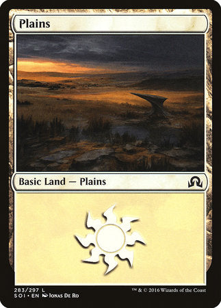 Plains (283) [Shadows over Innistrad] | Mega City Incorporated