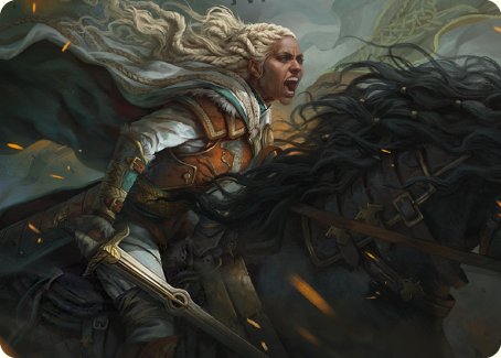 Eowyn, Fearless Knight Art Card [The Lord of the Rings: Tales of Middle-earth Art Series] | Mega City Incorporated