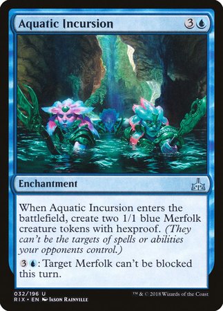 Aquatic Incursion [Rivals of Ixalan] | Mega City Incorporated