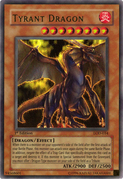 Tyrant Dragon [LOD-034] Ultra Rare | Mega City Incorporated