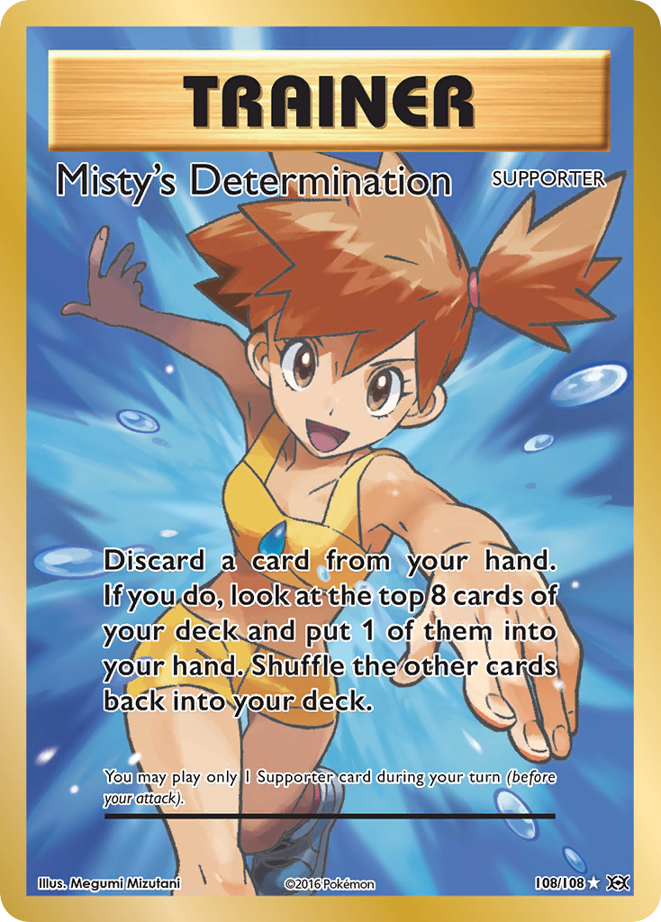 Misty's Determination (108/108) [XY: Evolutions] | Mega City Incorporated