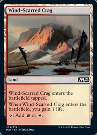 Wind-Scarred Crag [Core Set 2021] | Mega City Incorporated