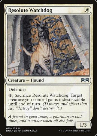 Resolute Watchdog [Ravnica Allegiance] | Mega City Incorporated