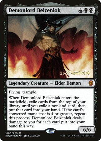 Demonlord Belzenlok [Dominaria Promos] | Mega City Incorporated