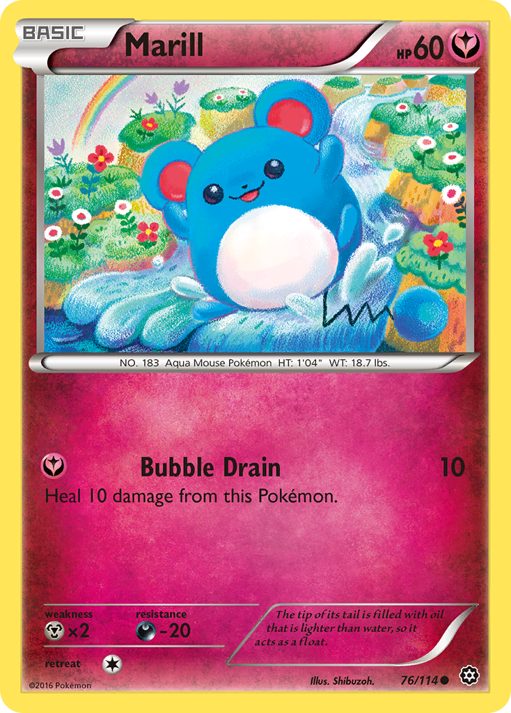 Marill (76/114) [XY: Steam Siege] | Mega City Incorporated