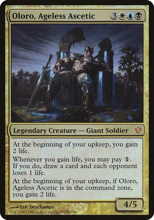 Oloro, Ageless Ascetic (Commander 2013) [Commander 2013 Oversized] | Mega City Incorporated