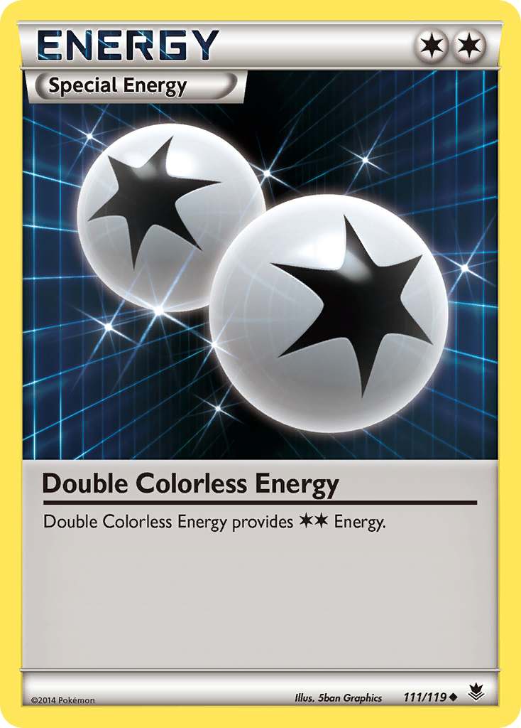 Double Colorless Energy (111/119) [XY: Phantom Forces] | Mega City Incorporated