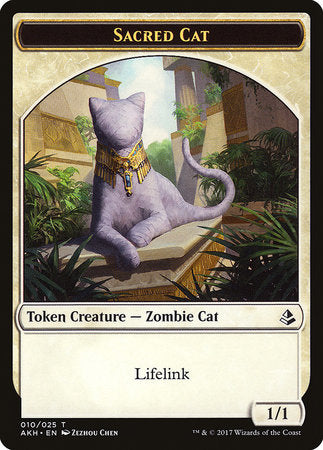 Sacred Cat Token [Amonkhet Tokens] | Mega City Incorporated