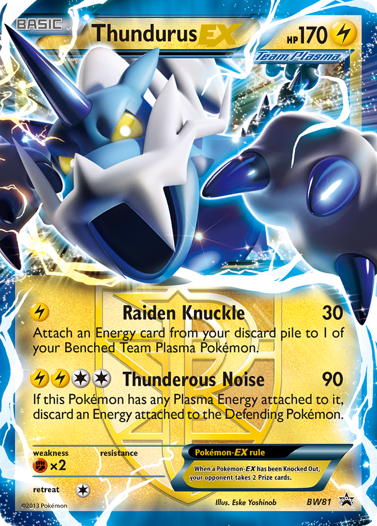 Thundurus EX (BW81) [Black & White: Black Star Promos] | Mega City Incorporated