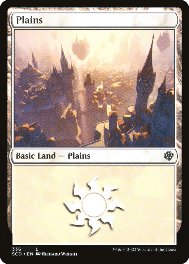 Plains (336) [Starter Commander Decks] | Mega City Incorporated