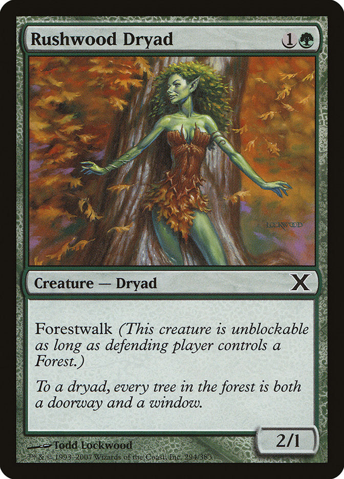 Rushwood Dryad [Tenth Edition] | Mega City Incorporated