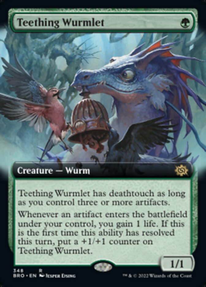 Teething Wurmlet (Extended Art) [The Brothers' War] | Mega City Incorporated