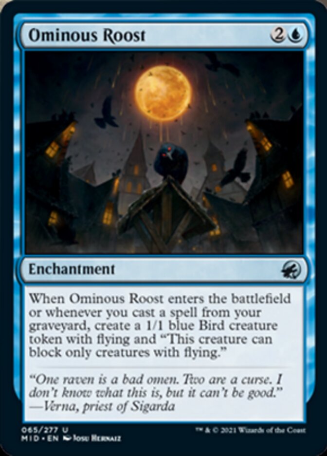 Ominous Roost [Innistrad: Midnight Hunt] | Mega City Incorporated