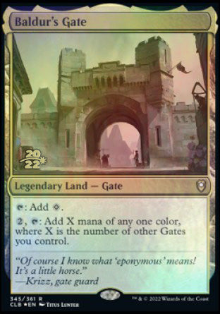 Baldur's Gate [Commander Legends: Battle for Baldur's Gate Prerelease Promos] | Mega City Incorporated