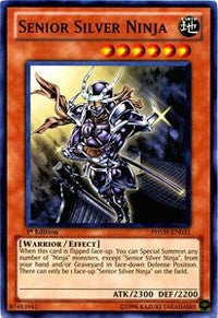 Senior Silver Ninja [PHSW-EN031] Common | Mega City Incorporated