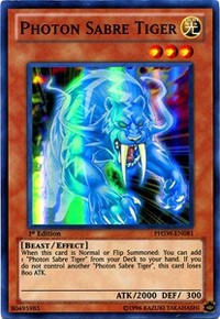 Photon Sabre Tiger [PHSW-EN081] Super Rare | Mega City Incorporated