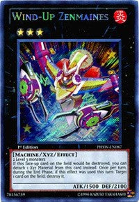 Wind-Up Zenmaines [PHSW-EN087] Secret Rare | Mega City Incorporated