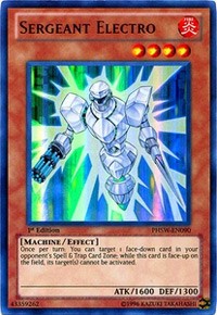 Sergeant Electro [PHSW-EN090] Ultra Rare | Mega City Incorporated