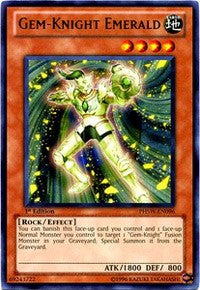 Gem-Knight Emerald [PHSW-EN096] Rare | Mega City Incorporated