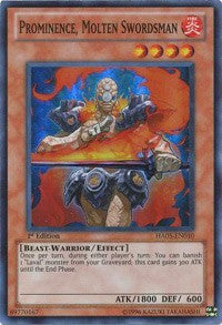 Prominence, Molten Swordsman [HA05-EN010] Super Rare | Mega City Incorporated