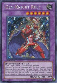 Gem-Knight Ruby [HA05-EN019] Secret Rare | Mega City Incorporated