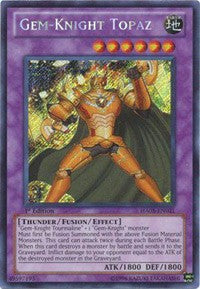 Gem-Knight Topaz [HA05-EN021] Secret Rare | Mega City Incorporated