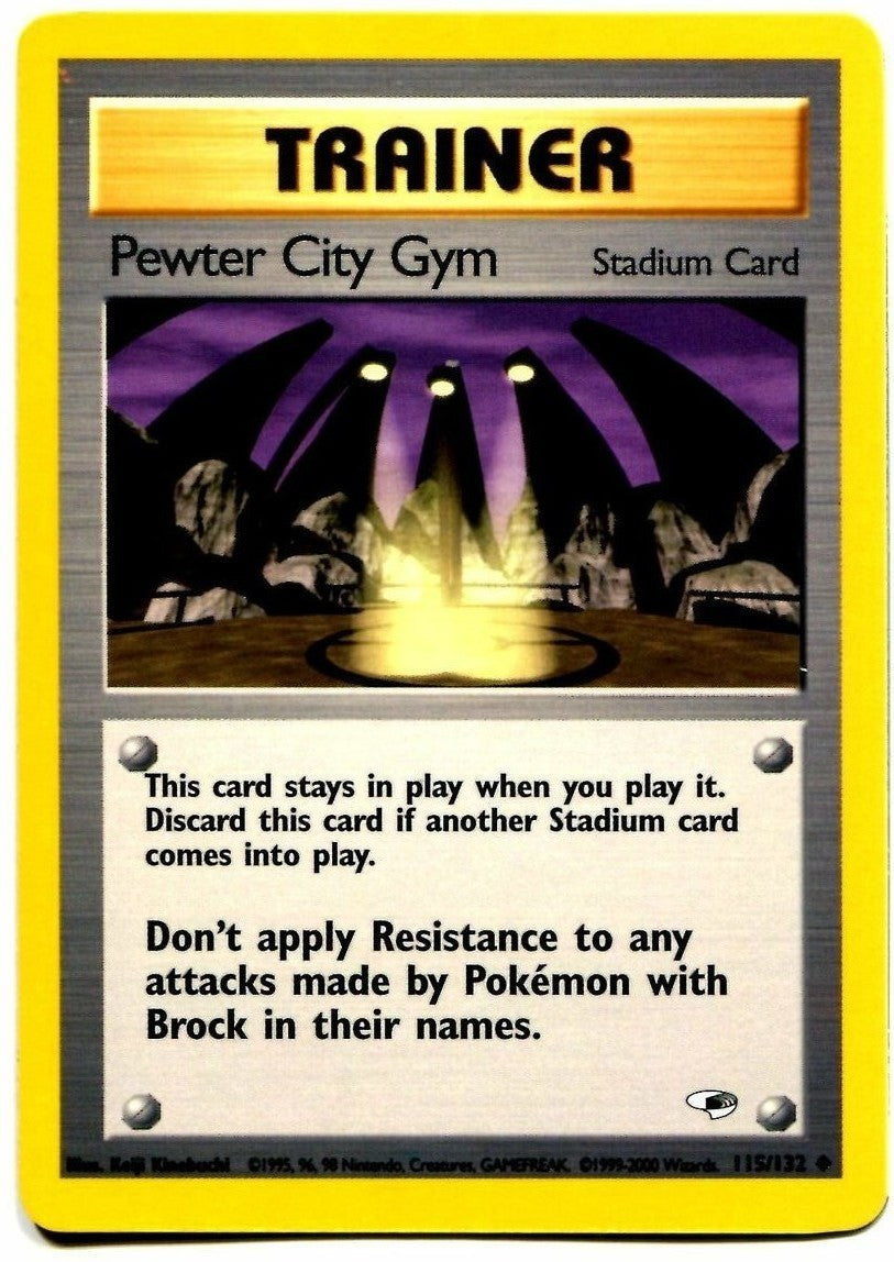 Pewter City Gym (115/132) [Gym Heroes Unlimited] | Mega City Incorporated