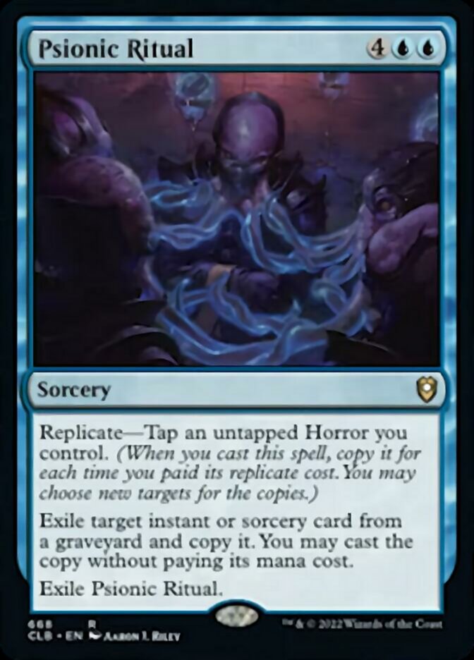 Psionic Ritual [Commander Legends: Battle for Baldur's Gate] | Mega City Incorporated