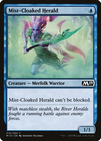 Mist-Cloaked Herald [Core Set 2019] | Mega City Incorporated